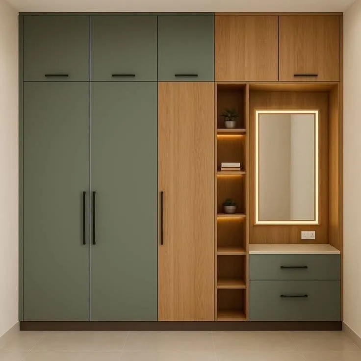 Full-height wardrobes